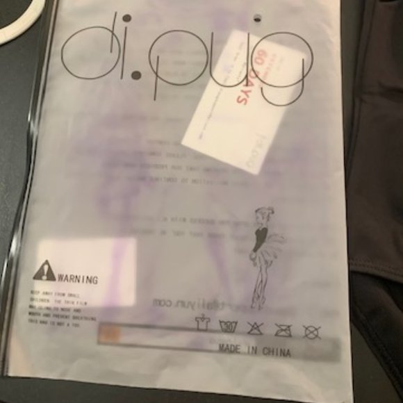 Di PUG Little Girl's Black Tank Leotard XS NWT - Picture 2 of 7